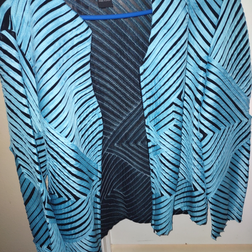 Aqua blue jacket